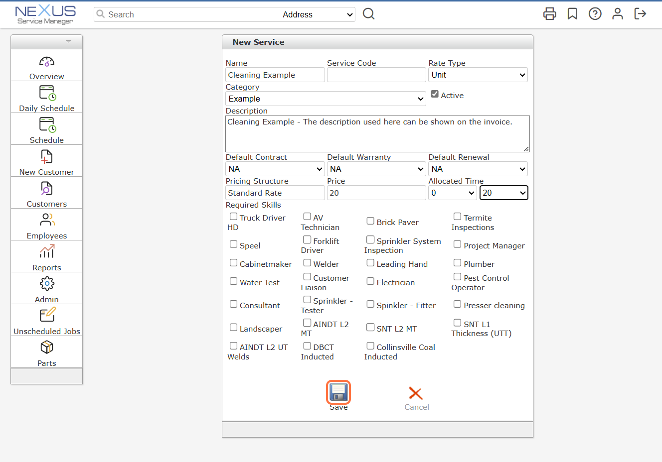 How to add a new service - Help Documentation