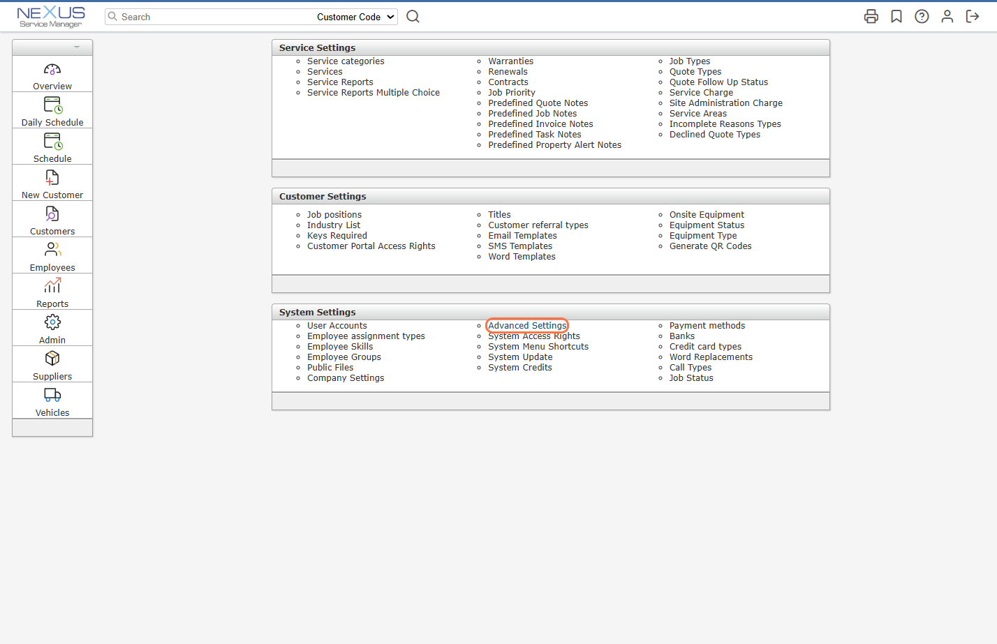 Click on Advanced Settings, beneath System Settings.