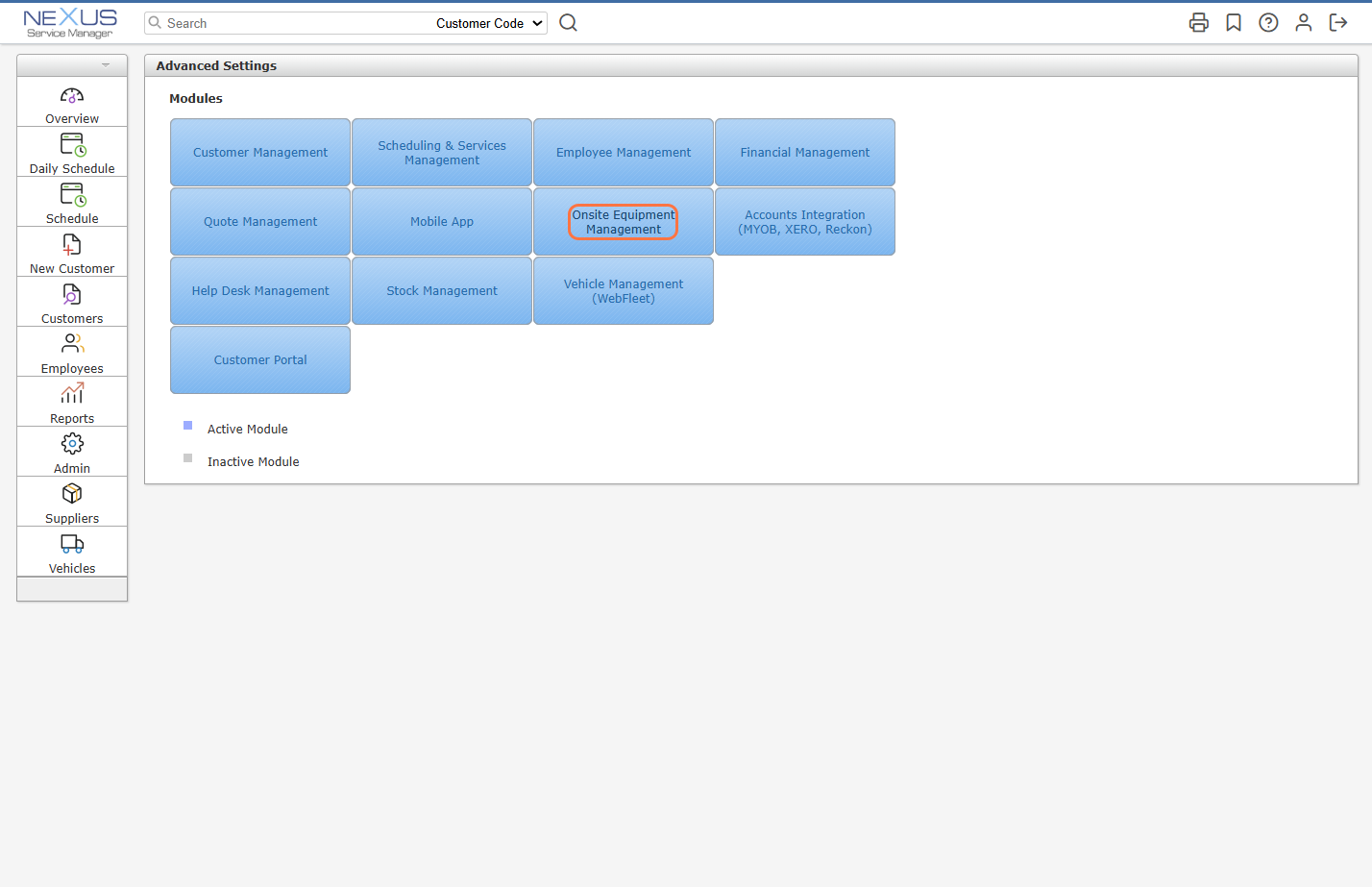 Click on Customer Portal.