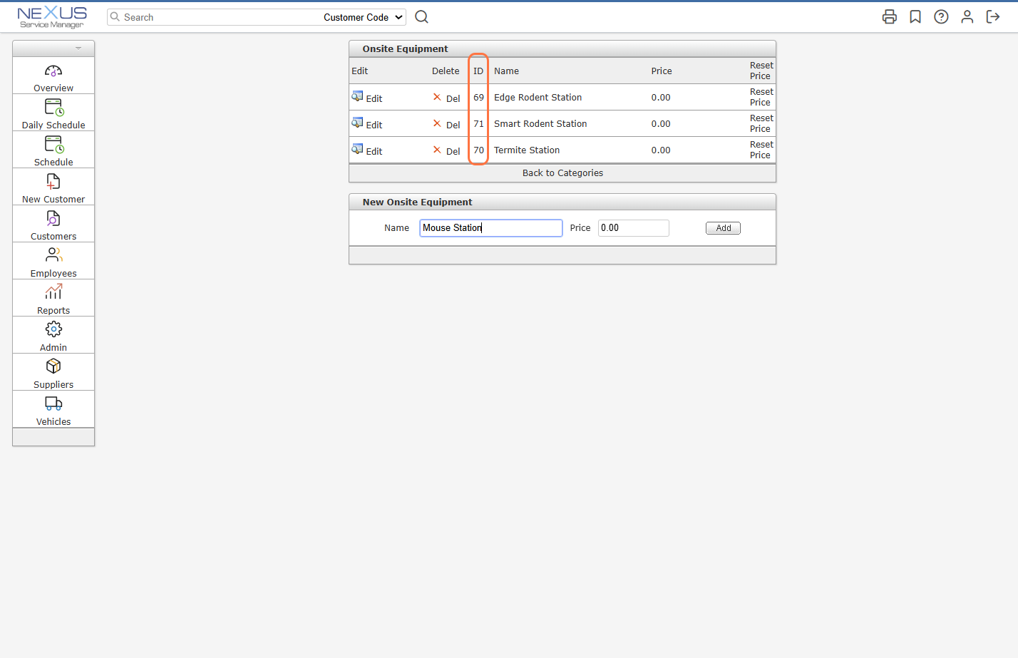 To view how the Customer Resources are displayed, click on Customer Resources.