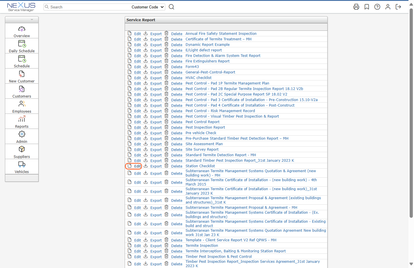 Select New from the drop-down menu.